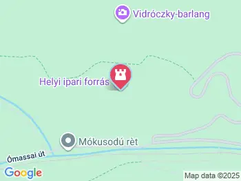 Turista Emlékpark Miskolc a térképen