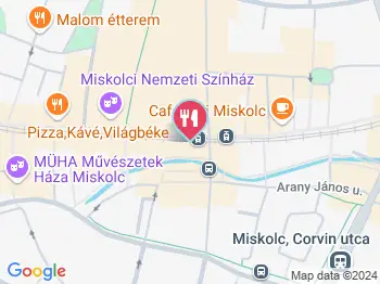 Villanyrendőr Sörbár Miskolc a térképen