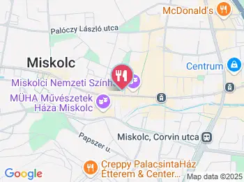Wok King Miskolc a térképen