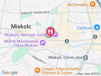 Wokedli Miskolc a térképen