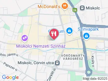 Yummy Miskolc a térképen