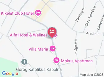 Alfa Hotel Miskolctapolca a térképen