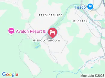 Amarillisz Vendégház Miskolctapolca a térképen