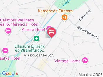 Aurora Hotel Miskolctapolca a térképen