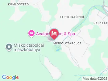 Bartek Vendégház Miskolctapolca a térképen