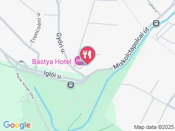 Bástya Hotel Étterem Miskolctapolca a térképen