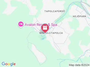 Békás-tó Miskolctapolca a térképen