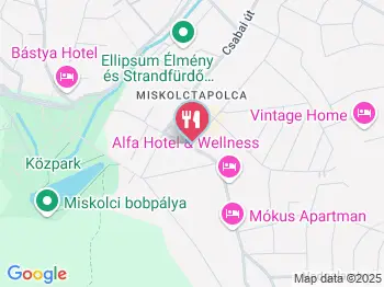 Bonfini Reneszánsz Étterem Miskolctapolca a térképen