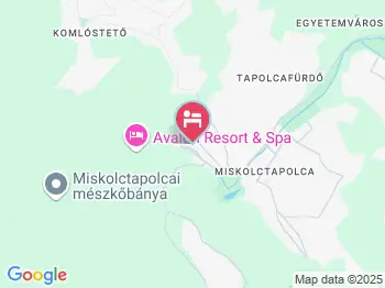 Erika Apartman Miskolctapolca a térképen