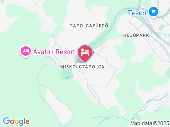 Fortuna Hotel Miskolctapolca a térképen