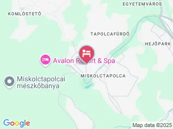 Hotel Lido Miskolctapolca a térképen