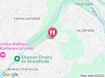 Hungária Panzió étterme Miskolctapolca a térképen