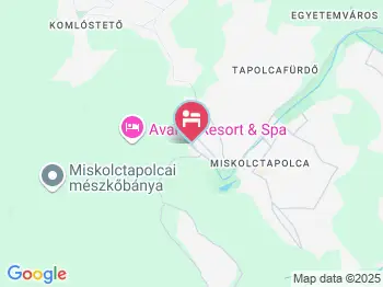Kiwi Vendégház Miskolctapolca a térképen