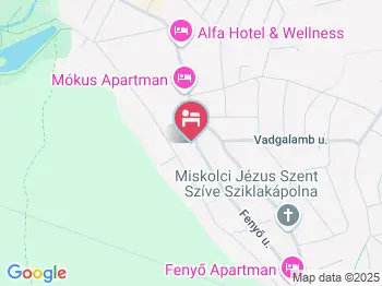 Simon Magánszállás Miskolctapolca a térképen