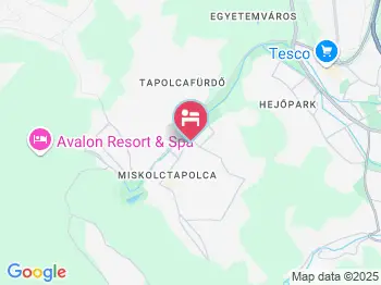 Tapolca Panzió Miskolctapolca a térképen