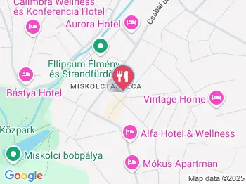 Tusculanum Vendéglő Miskolctapolca a térképen