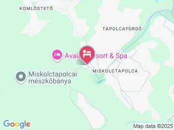 Várhegy Panzió Miskolctapolca a térképen