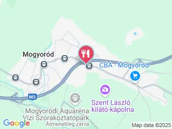 Laguna Vendégház Mogyoród a térképen