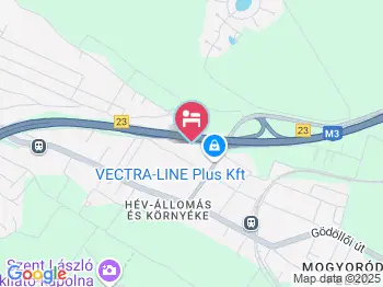 Manóka Panzió Mogyoród a térképen