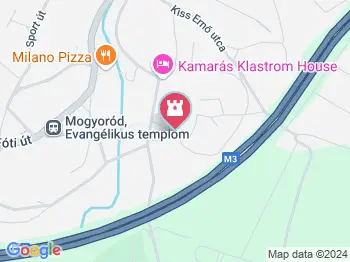 Mogyoródi faluház Mogyoród a térképen