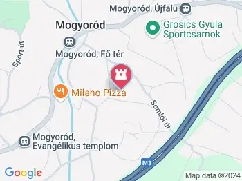 Mogyoródi pincesor Mogyoród a térképen