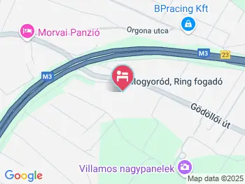 Ring Fogadó Mogyoród a térképen