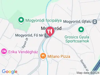 TimGa Cukrászda Mogyoród a térképen