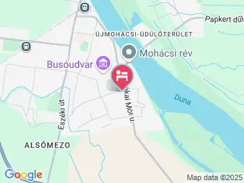 Baross Apartman Mohács a térképen