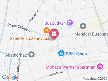 Busók ördögkeréken Mohács a térképen