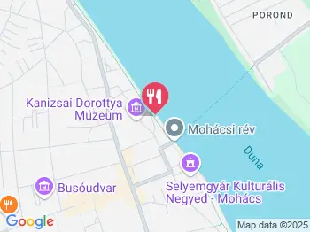 Halászcsárda Mohács a térképen