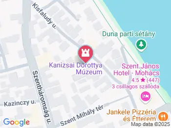 Kanizsai Dorottya Múzeum Mohács a térképen