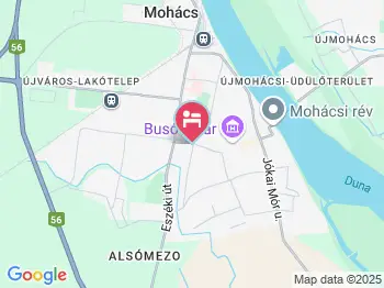 Pannon Hotel Mohács a térképen