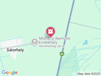 Mohácsi Történelmi Emlékhely 4 Mohács - Sátorhely a térképen