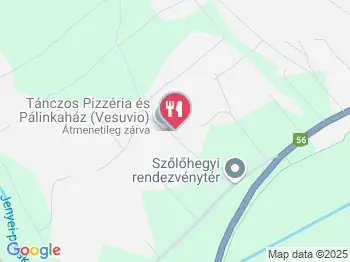 Vesuvio Pizza Mohács a térképen