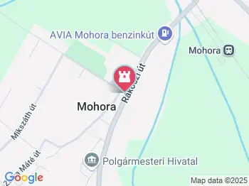 Mohorai Evangélikus templom Mohora a térképen