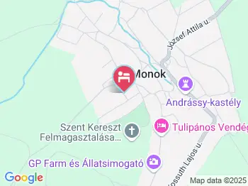 Keményffy Falusi Vendégház Monok a térképen
