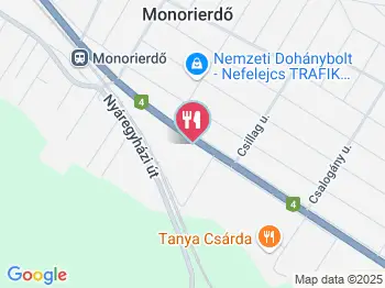 Tanya Csárda Monorierdő a térképen