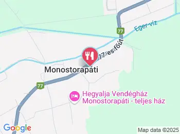 Vén Platán Söröző Monostorapáti a térképen
