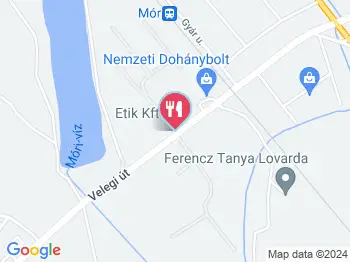 Ébresztő Büfé Mór a térképen