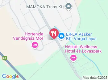 Friss Pékség Mór a térképen