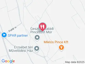 Geszler Családi Pincészet Mór a térképen
