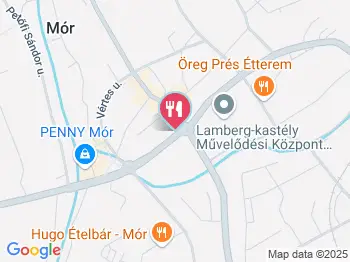 Nádas Borozó Mór a térképen