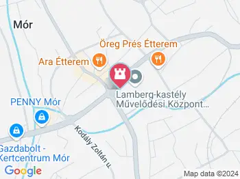 Sváb szoba & kamra Mór a térképen