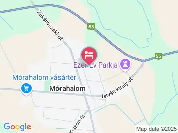 Barát Apartman Mórahalom a térképen
