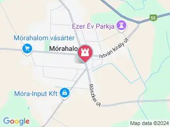 Bivaly Bowling Club Mórahalom a térképen