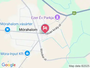 Dózsa Apartmancentrum Mórahalom a térképen