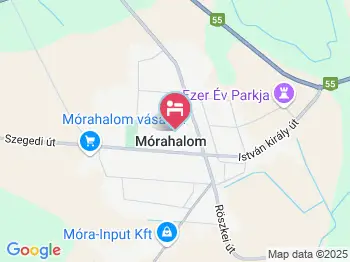 Etelka Vendégház Mórahalom a térképen