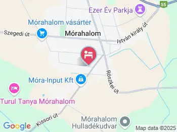 Füzes Vendégház Mórahalom a térképen
