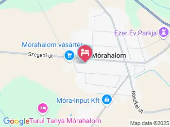 Homokháti Vendégház és Pálma Apartmanok Mórahalom a térképen