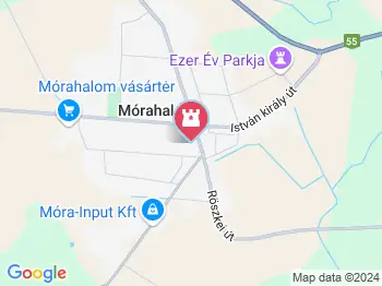 Kocsimúzeum Mórahalom a térképen